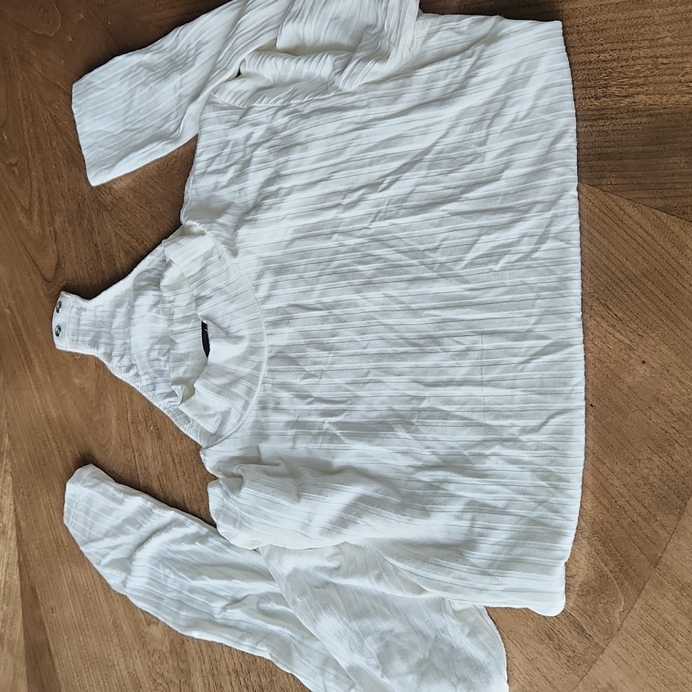 Woman White Bodysuit